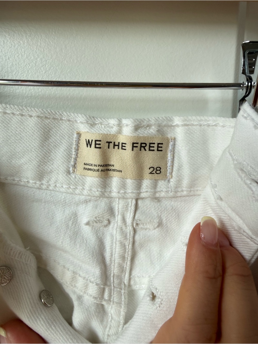 We The Free White High-Rise Women's Jeans